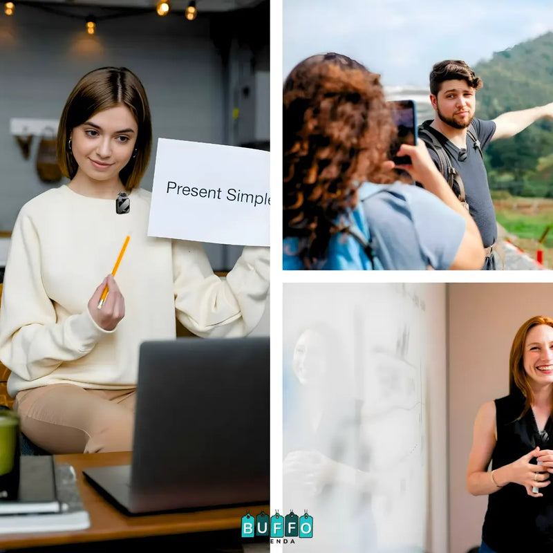 MICRÓFONOS INALÁMBRICOS DE SOLAPA F11 - VERSÁTIL CON BUENA CALIDAD DE AUDIO