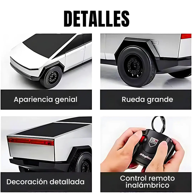 CARRO CYBERTRUCK A CONTROL REMOTO - UNA EXPERIENCIA DE CONDUCCIÓN REAL