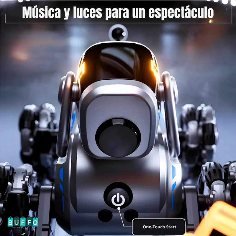 PERRO ROBOT LANZADOR DE HIDROGEL A CONTROL REMOTO - DIVERSIÓN SIN FIN