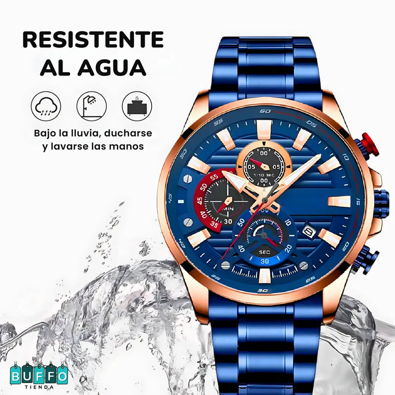 RELOJ DE LUJO PARA HOMBRE - CURREN RESISTENTE AL AGUA MODELO 8415