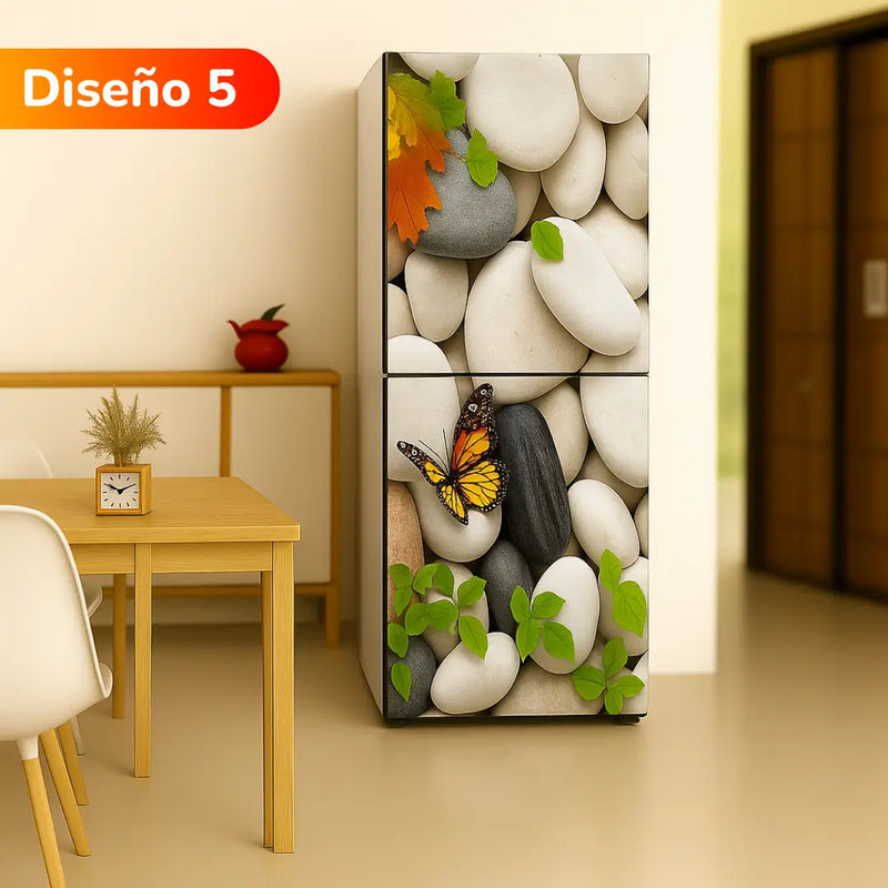 PAPEL ADHESIVO DECORATIVO PARA NEVERAS - Retoques  modernos sin complicaciones