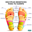 SANDALIAS CON MASAJES DE ACUPUNTURA - RELAJA Y REACTIVA TU CUERPO