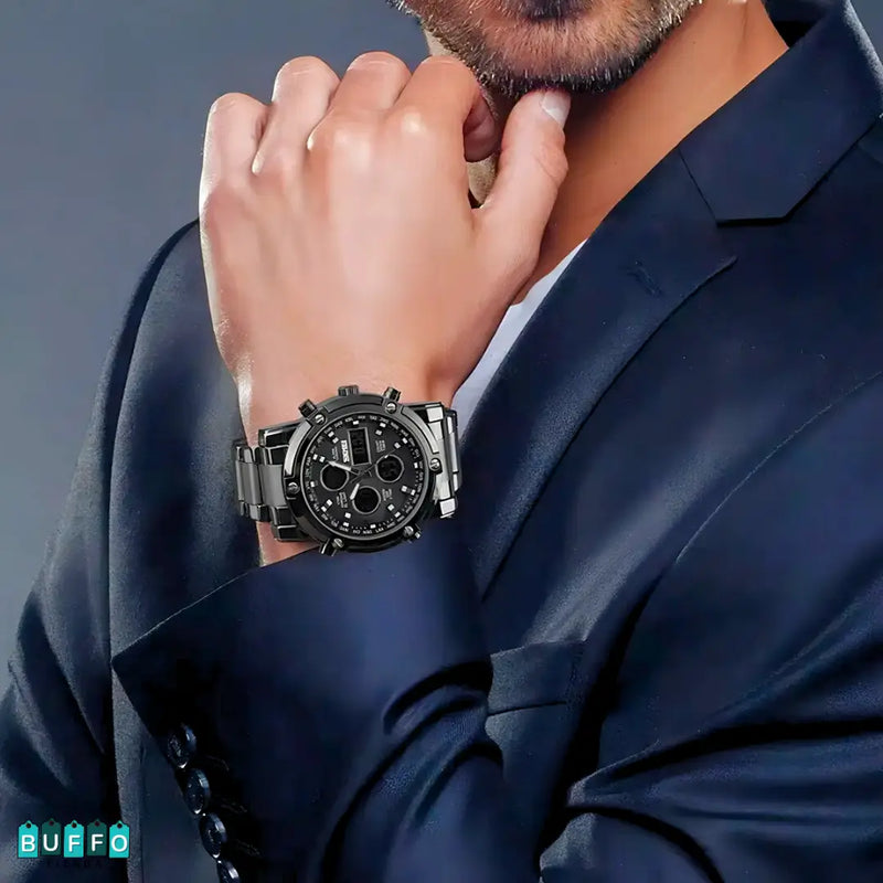 RELOJ ELEGANTE PARA HOMBRES - MODELO SKM3I DIGITAL 1389