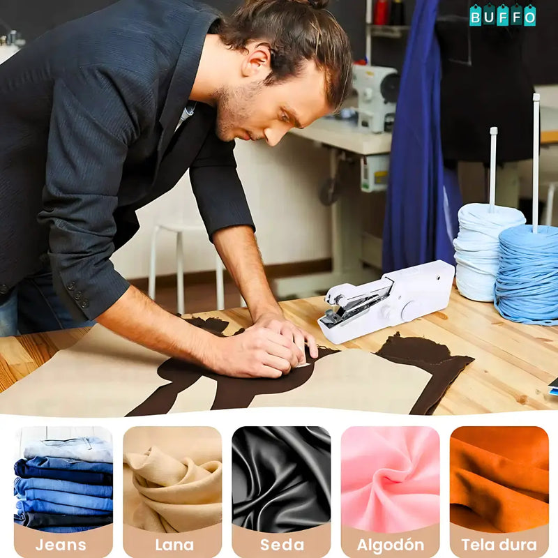 MINI MAQUINA DE COSER - PORTÁTIL Y LIGERA PARA ARREGLOS INMEDIATOS