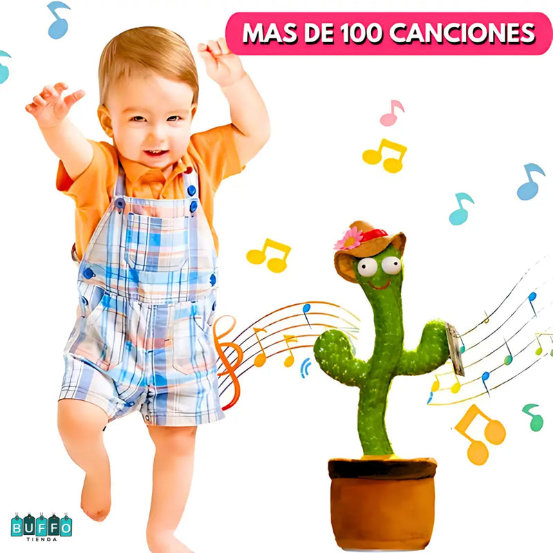 CACTUS BAILARIN CON IMITACIÓN DE VOZ - DIVERTIDO E INTERACTIVO