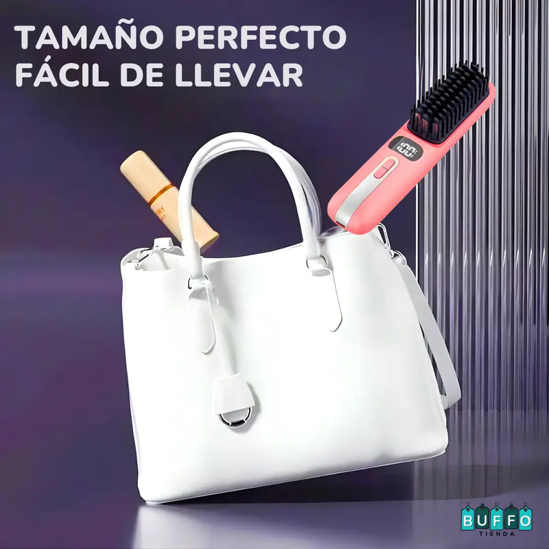 MINI CEPILLO ALISADOR PORTÁTIL - TU CABELLO IMPECABLE EN TODO MOMENTO