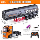 TRACTOMULA DE 12 LLANTAS CON CISTERNA - A control remoto y con apertura de puertas