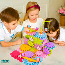 JUGUETE DE CONSTRUCCIÓN CON MOVIMIENTO - Set de 83 piezas + Motor eléctrico incluido