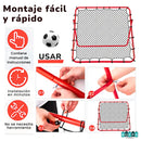 KICK MASTER® - RED DE REBOTE PLEGABLE PARA ENTRENAMIENTOS DEPORTIVOS