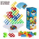 TETRA TOWER FAMILIAR DE 32 PIEZAS - Un juego que prueba tu pulso y paciencia