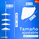 ESTANTERÍA TELESCÓPICA PARA BAÑO - MANTÉN EN ORDEN TODOS TUS PRODUCTO DE ASEO