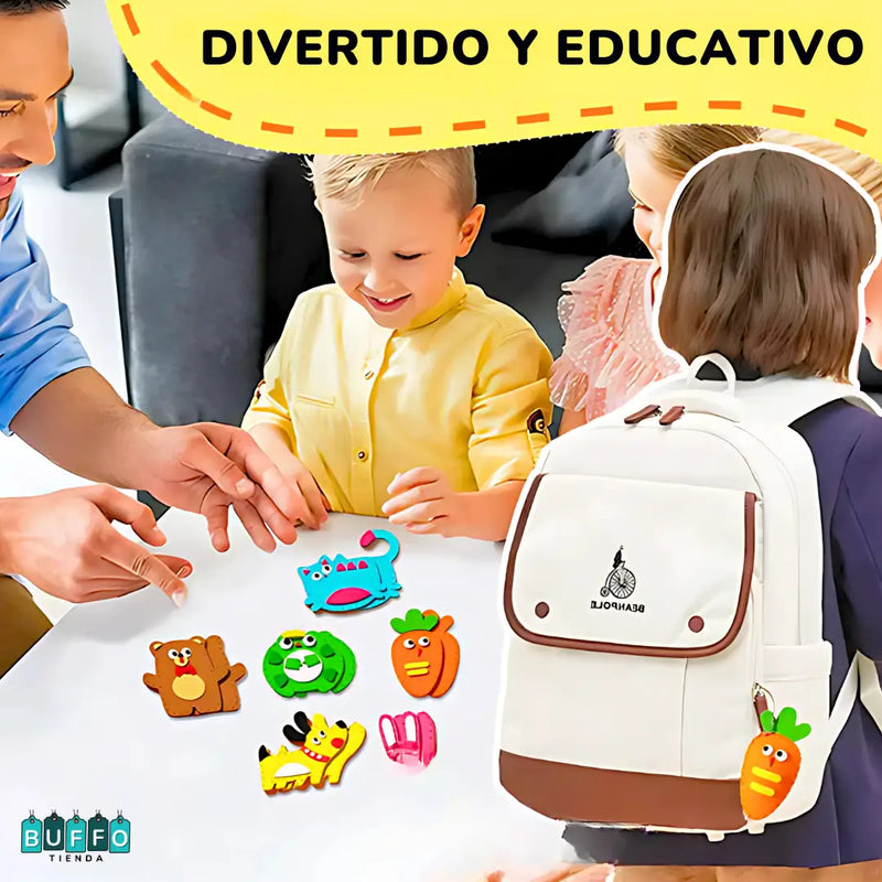 KIT DE COSTURA INFANTIL MONTESSORI - DIVERTIDO Y DESPIERTA LA CREATIVIDAD