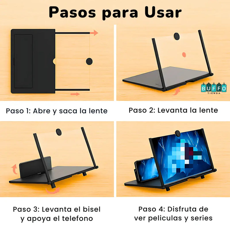FOCUS PRO® - AMPLIADOR DE PANTALLAS ULTRA HD DE 12 PULGADAS