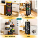 ESTANTE GIRATORIO PARA COCINA DE 5 PUESTOS - ORGANIZACIÓN ELEGANTE PARA TU HOGAR