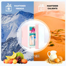 MINI NEVERA PARA COSMÉTICOS CON ESPEJO Y LUCES LED - MANTÉN LA CALIDAD DE TUS PRODUCTOS