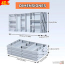 ORGANIZADOR PLEGABLE DE 3 NIVELES PARA CAJONES - MAXIMIZA EL ESPACIO EN TUS CAJONES