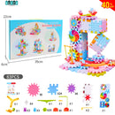 JUGUETE DE CONSTRUCCIÓN CON MOVIMIENTO - Set de 83 piezas + Motor eléctrico incluido