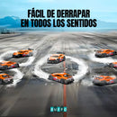 CARRO GT DRIFT 1:16 A CONTROL REMOTO CON LUZ LED Y CON EFECTO DE NITRO
