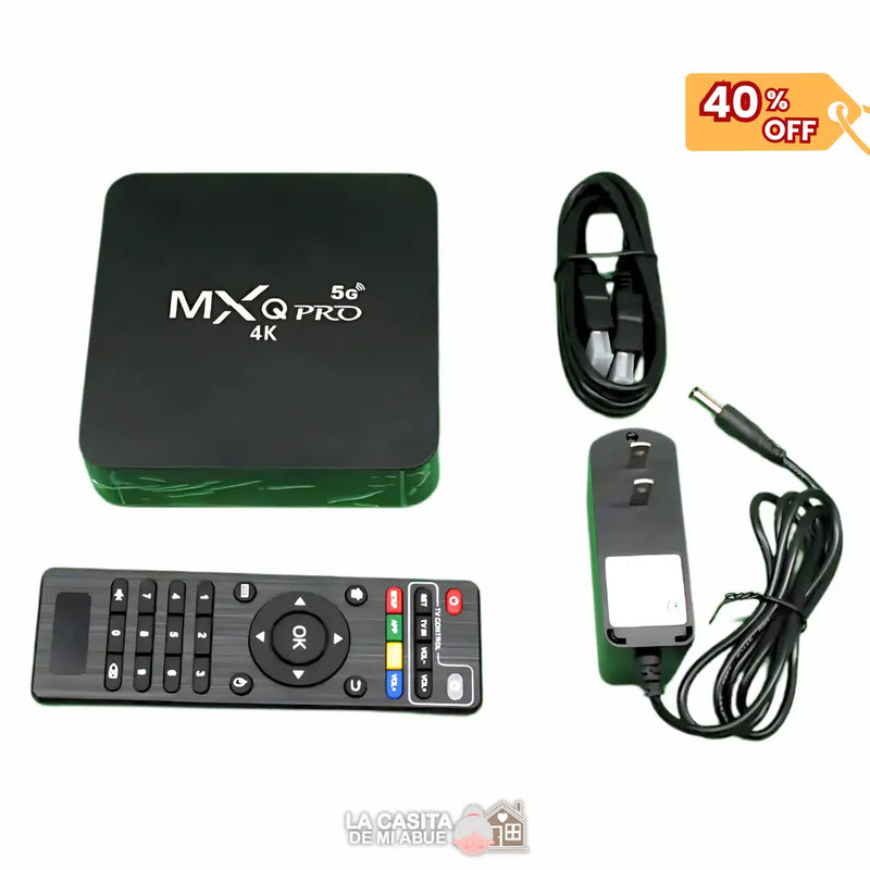 DECODIFICADOR TV BOX 5G 4K - CONVIERTE TU TELEVISOR VIEJO EN UN SMART TV 📺