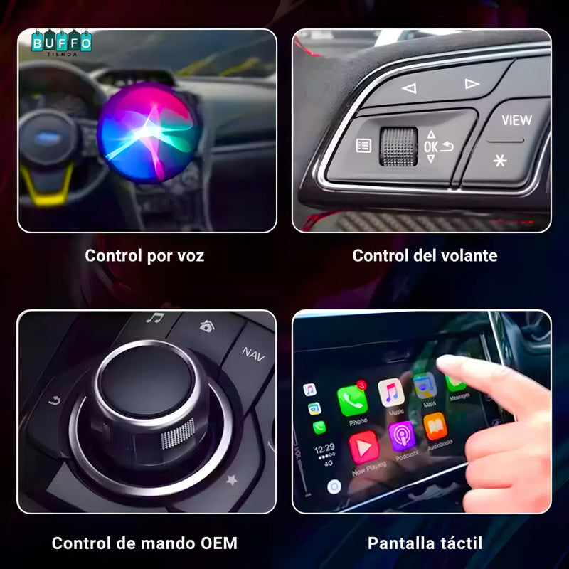 ADAPTADOR CARPLAY INALÁMBRICO PARA CARRO - FUNCIONA PARA iOS Y ANDROID