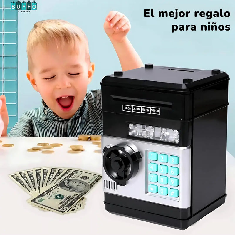 CAJA FUERTE ELECTRÓNICA INFANTIL - ENSEÑA A TUS HIJOS A AHORRAR