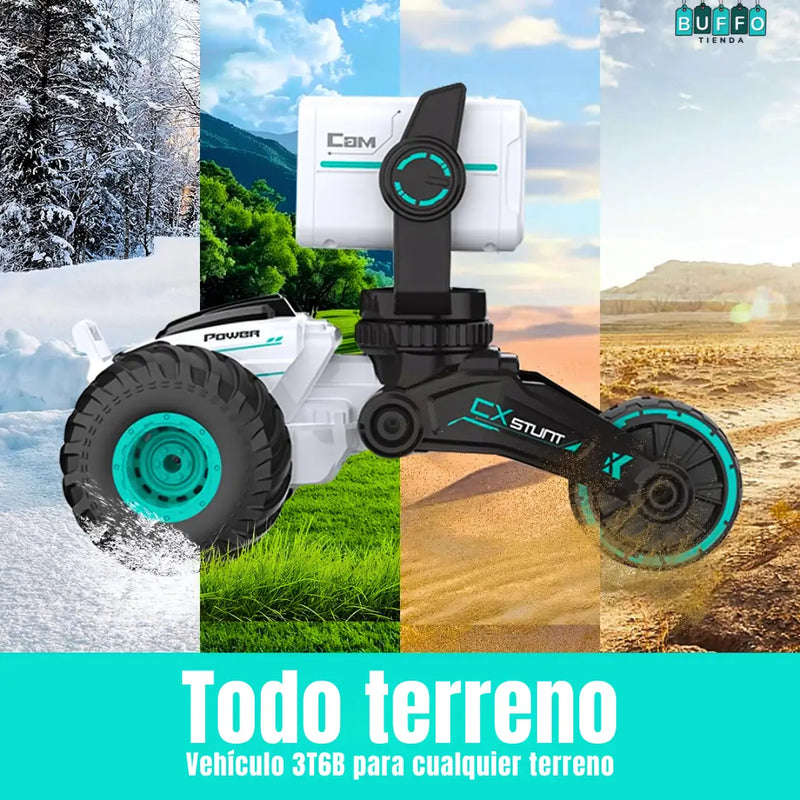 CARRO A CONTROL REMOTO CON CÁMARA - CAPTURA VIDEOS DE ALTA CALIDAD