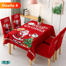 SET DE COMEDOR NAVIDEÑO 7 PIEZAS - Haz brillar tu hogar esta temporada