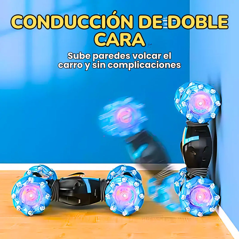 CARRO ACROBÁTICO CON MANDO SENSORIAL Y CONTROL REMOTO