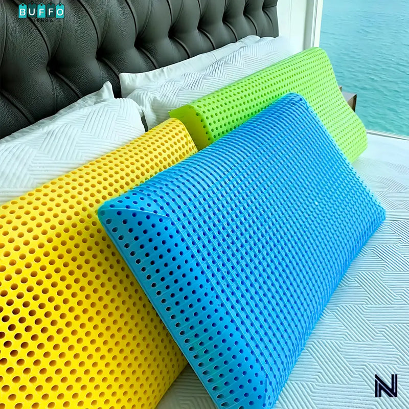 ALMOHADA INDEFORMABLE CON AROMATERAPIA - Espuma inteligente con aroma suave