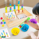 JUEGO DE APRENDIZAJE MONTESSORI COLORES Y NÚMEROS - Aprender nunca había sido tan entretenido