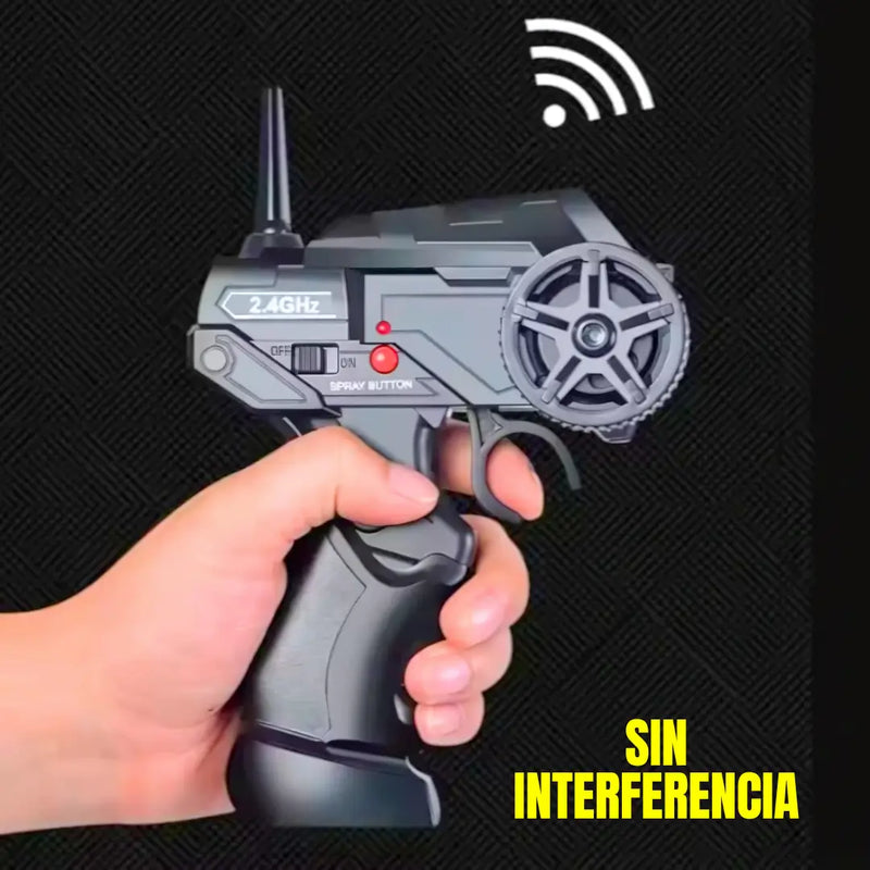 CARRO GT DRIFT 1:16 A CONTROL REMOTO CON LUZ LED Y CON EFECTO DE NITRO