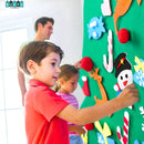 ÁRBOL DE NAVIDAD DE FIELTRO PARA NIÑOS - CREATIVO Y DIVERTIDO PARA TU PEQUEÑO