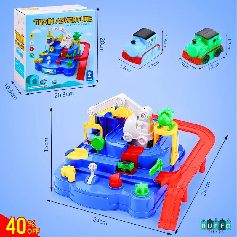 PISTA DE CARROS MONTESSORI PARA NIÑOS - DIVERSIÓN INTERACTIVA SIN FIN