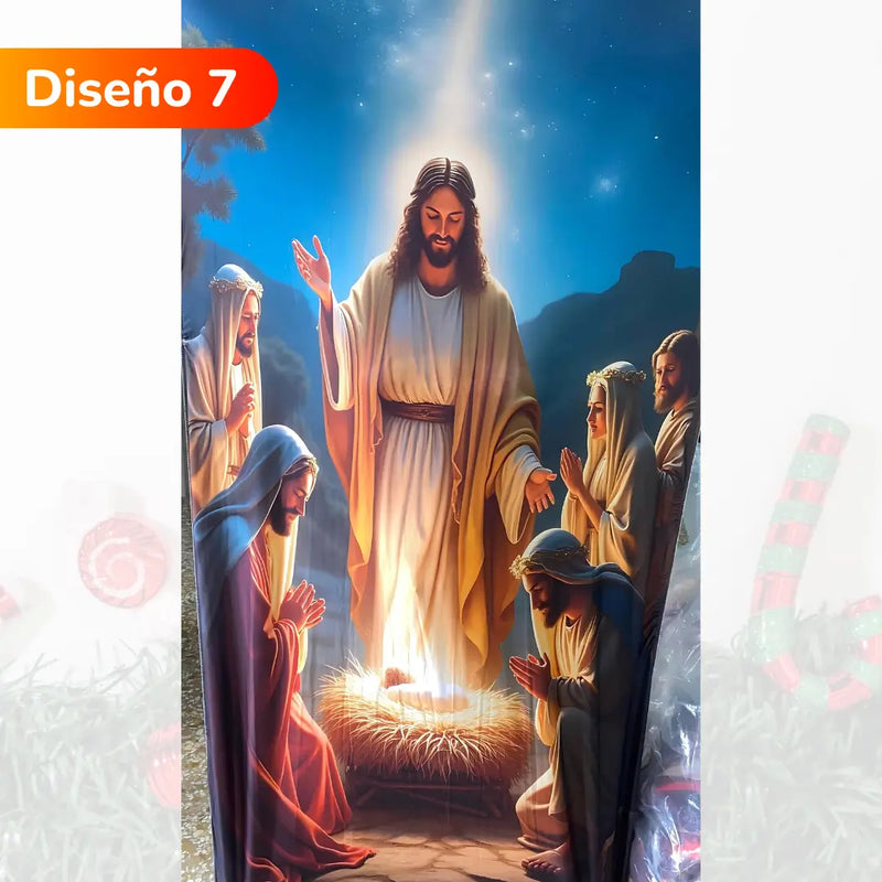 FUNDAS NAVIDEÑAS PARA TODO TIPO DE PUERTAS