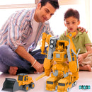 TRANSFORMER DE CARROS MAGNÉTICOS DE CONSTRUCCIÓN - DIVERSIÓN Y CREATIVIDAD SIN LIMITES