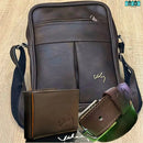 TRÍO VÉLEZ: BOLSO + CORREA + BILLETERA -REGALA ALGO ÚTIL SIN GASTAR MUCHO