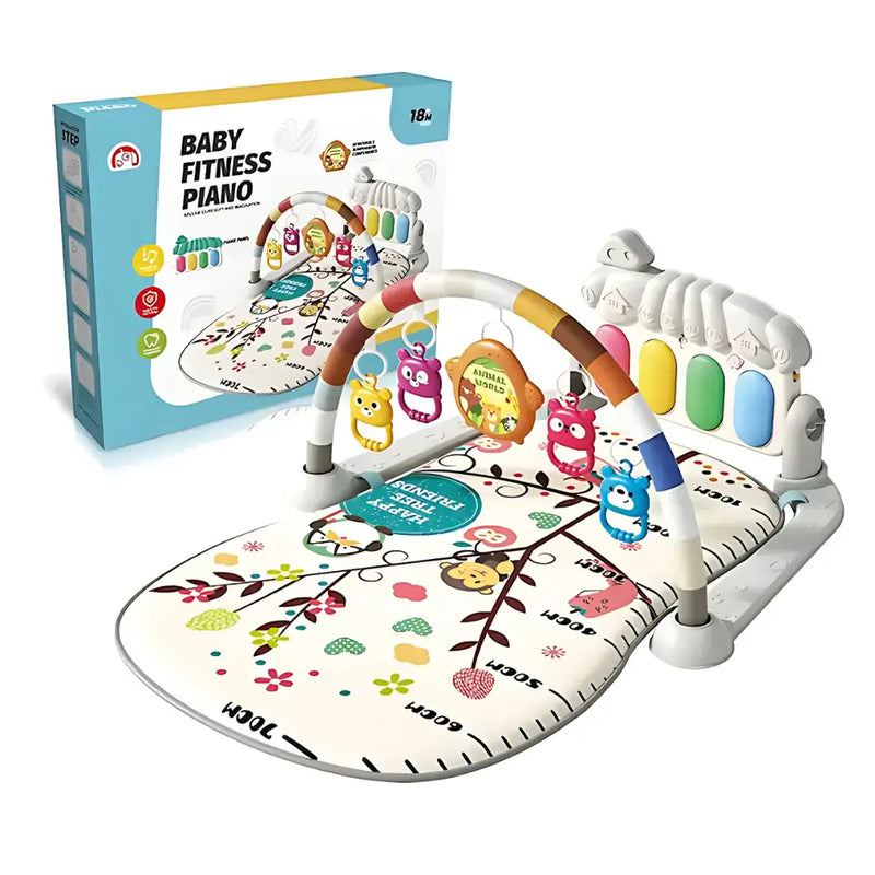 PIANO BABY FITNESS - Tapete de espuma sensorial con sonidos estimulantes para el bebé