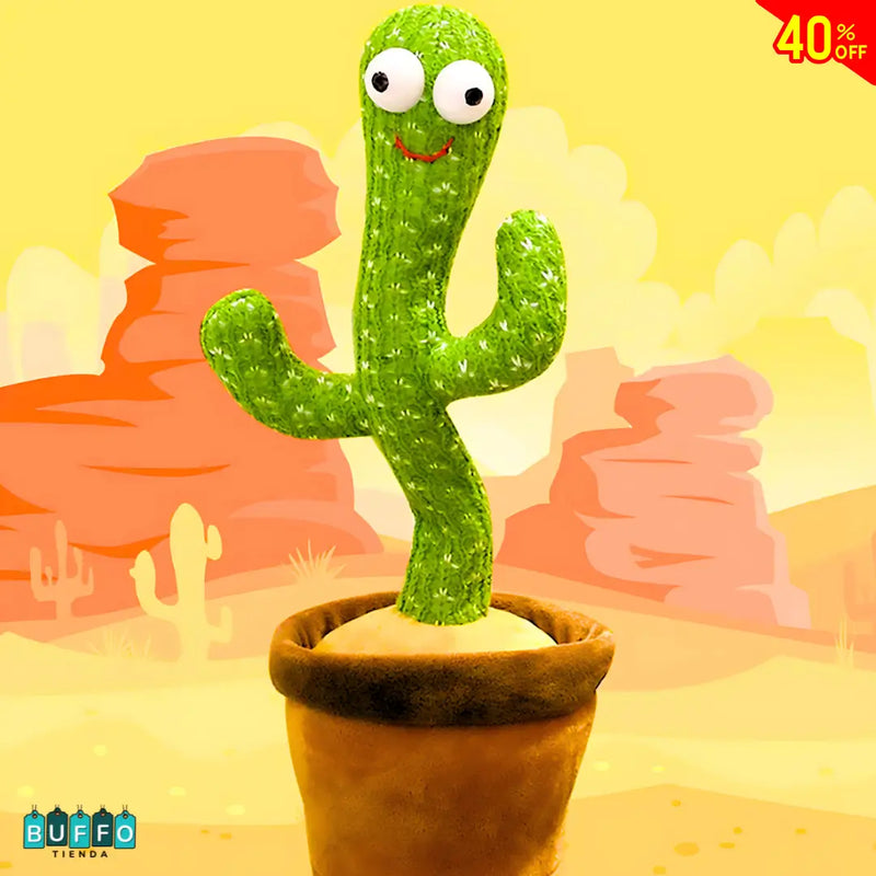 CACTUS BAILARIN CON IMITACIÓN DE VOZ - DIVERTIDO E INTERACTIVO