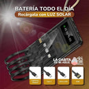 POWER BANK SOLAR 20.000 mAh - BATERIA EXTERNA PORTÁTIL