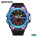 RELOJ DIGITAL SANDA DEPORTIVO ORIGINAL - MODELO 3302 RESISTENTE AL AGUA