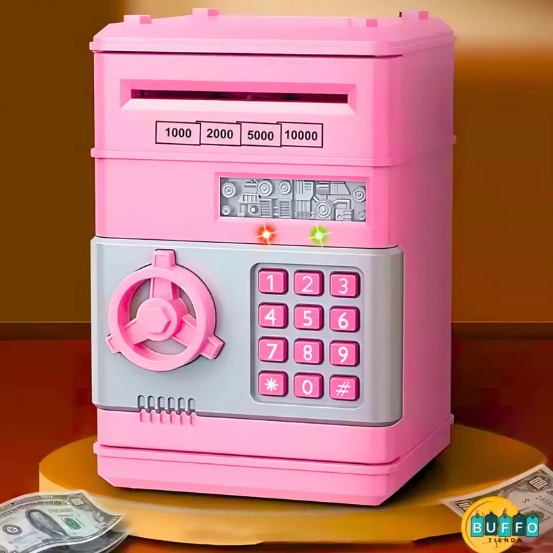 CAJA FUERTE ELECTRÓNICA INFANTIL - ENSEÑA A TUS HIJOS A AHORRAR