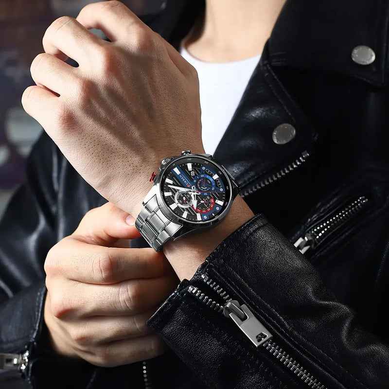 RELOJ DE LUJO PARA HOMBRE - CURREN RESISTENTE AL AGUA MODELO 8415